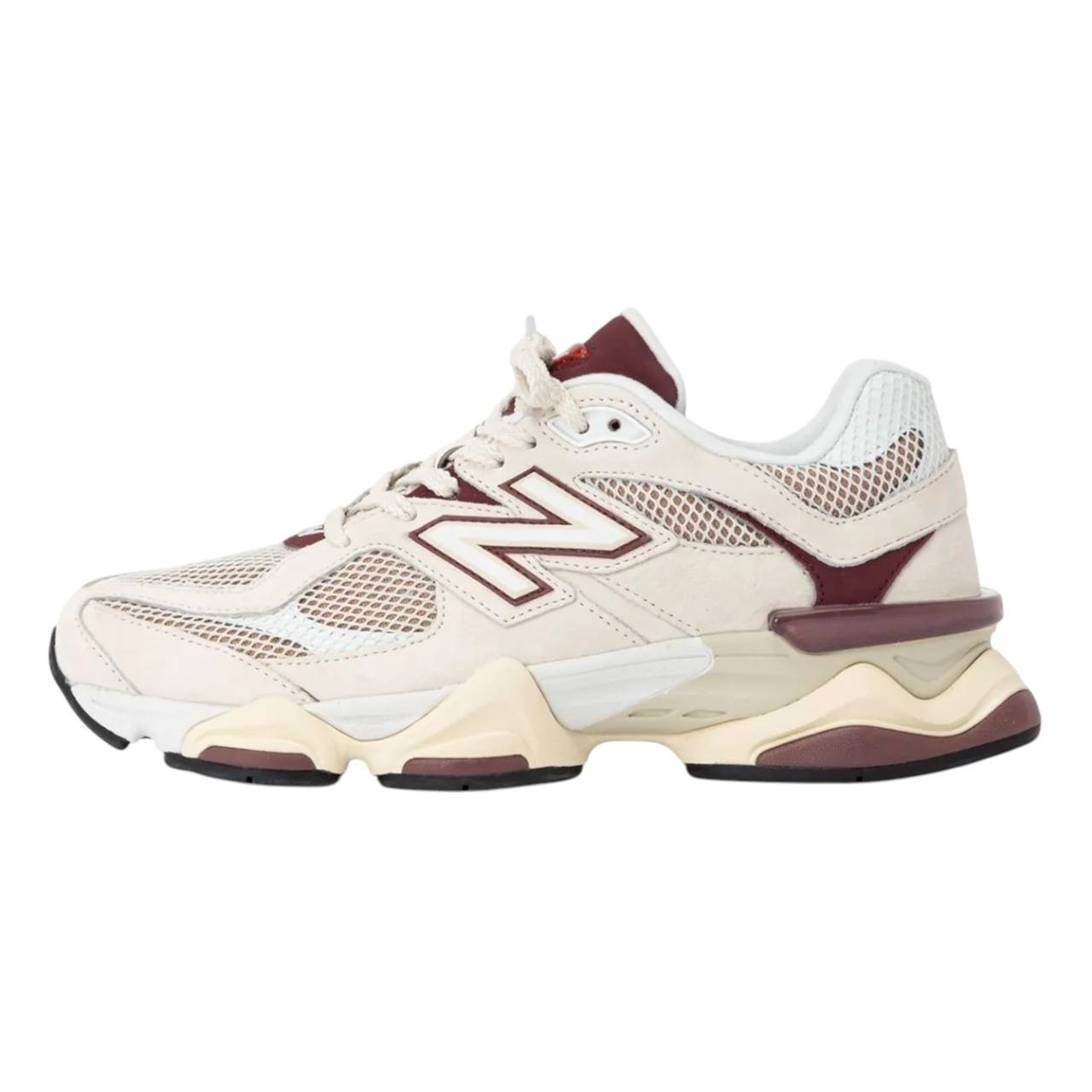 New Balance 9060 Linen Burgundy